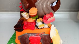 ASMR🏄‍♀️REFILLING BONES GUMMY DOLPHIN GUMMY DENTURE GUMMY BEAR GUMMY COLA GUMMY IN MADDOG PLATE [upl. by Nylesor350]