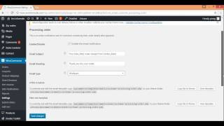 How to enable or disable order confirmation e mails in woocommerce [upl. by Ardnikat475]