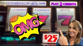 🌟My BIGGEST Slot Machine Jackpot EVER on Triple Double Diamond in Vegas  Staceysslotscom [upl. by Stevana]