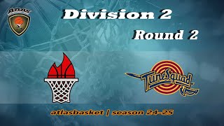 Atlasbasket  Div 2Round 2  TINDER BOLOGNA vs TUNE SQUAD BC [upl. by Gaw305]