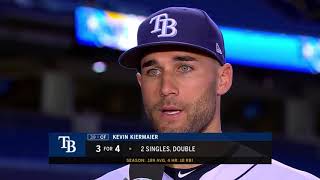 Kevin Kiermaier  Tampa Bay Rays vs Kansas City Royals 08202018 [upl. by Tera]