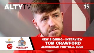 TOM CRAWFORD  Player Interview June 2024  Altrincham FC [upl. by Daggett370]