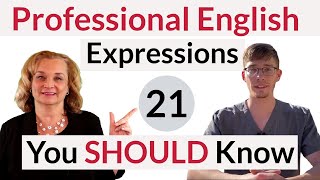 21 Professional English Expressions You Should Know [upl. by Allenad88]