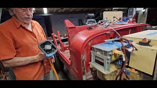 Jeep CJ Electric Vehicle Conversion  walk around before I pull the front apart [upl. by Tihw]