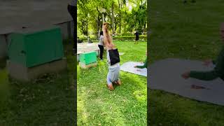 Learning Headstand Yoga Everyday  Call Now 9415614156 for Yoga Classes yoga yogadaily yogaposes [upl. by Annyahs]