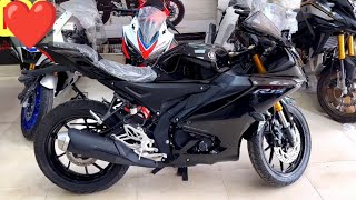 Finally 2023 New R15 v4 Black Colour  New Updated R15 v4 ब्लैक कलर  Yamaha New Updated Black [upl. by Ylrebme]