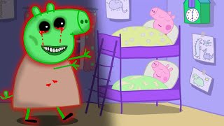 Scary Peppa Pig Horror in peppa pigs bedroom  Peppa Pig Funny Animation [upl. by Sugna]