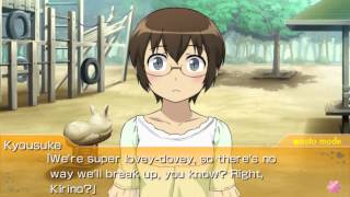 Oreimo Tsuzuku PSP Kirino Route Part 23  Last Boss English Subtitles [upl. by Alokin43]