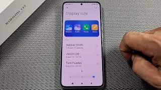 Change Font and Display size MIUI 14 Xiaomi phone [upl. by Bartosch]