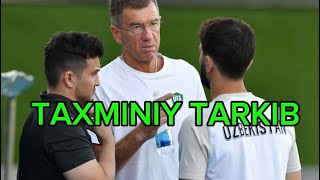 🇺🇿 TERMA JAMOAMIZ TAXMINIY TARKIBI HAQIDA FIKRLAR ⚽️ Siz qanday fikrdasiz [upl. by Ynnot992]