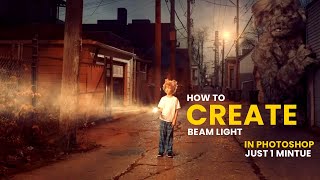 Create Beams Of Light  Photoshop Tutorial [upl. by Ahsia631]