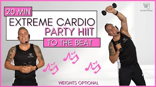 20 min NO REPEATS CARDIO HIIT WORKOUT  High Intensity  Move to The Beat ♫  Low Impact [upl. by Welford]