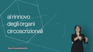 Elezioni Comunali Sicilia 2018  Come si vota [upl. by Edrock729]