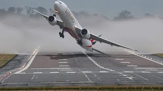 Scary Plane Crosswind Landings Compilation [upl. by Airamas112]