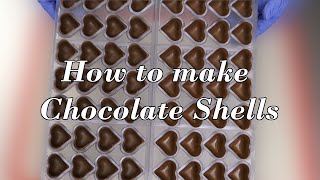 Chocolate Basics How to Prepare Chocolate Shells [upl. by Eirb]