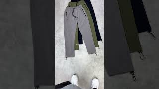 Grey Olive or Black 💭 New Owkay Track Pants [upl. by Oicnoel]