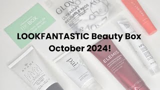 LOOKFANTASTIC October Beauty Box 2024 [upl. by Granlund748]