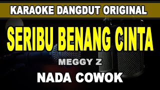 SERIBU BENANG CINTA  Karaoke Dangdut original [upl. by Elsi]