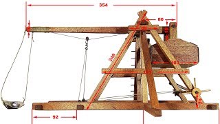 How to make a Medieval Trebuchet DIY [upl. by Adnocahs]