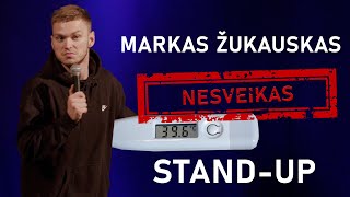 Markas Ε½ukauskas quotNesveikasquot STANDUP [upl. by Avril]