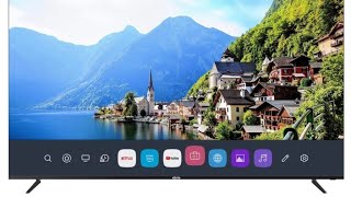 Elista 75Inch Smart QLED 4K TV With 20W Speakers WebOS Launched In India [upl. by Ahseenat]