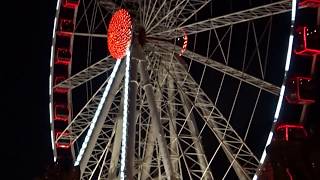 Salerno ruota panoramica  veliero luci  Ferris wheel・ sailing ship・lights [upl. by Nagirrek]