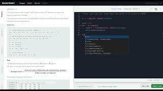 Hackerrank Python Solution 1 Built Ins  Python Zipped [upl. by Jeniece]