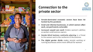 Gender in the Private Sector COVID19 Response Best Practices from Turkey [upl. by Jovitta]