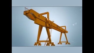 Double girder gantry crane – Gantry crane series of Dongqi Crane [upl. by Kcirtemed558]