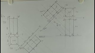 Auxiliary view 2  Auxiliary  Engineering drawing  Technical drawing [upl. by Gwenette]