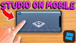 How to Get Roblox Studio on MOBILE 2024  IOS amp Android  Make Roblox Games On Mobile [upl. by Ahsiyk991]