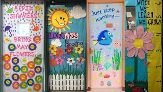 Classroom door decoration ideas  Library door  School door decoration ideas [upl. by Clyte923]