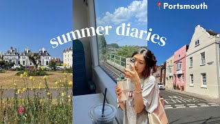 London summer vlog⛴ Portsmouth trip lab interview reunion with dad surviving heat [upl. by Yaniv399]