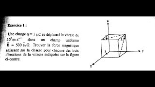 Electromagnétisme dans le vide SMPSMPCS3 darija chapitre 1Force magnétique [upl. by Apoor]