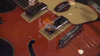 GRETSCH G5622T ELECTROMATIC CENTERBLOCK DOUBLE CUT WITH BIGSBY VINTAGE ORANGE  QUICK REVIEW [upl. by Brezin]