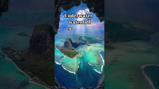 A MustSee Natural Wonder 😍Mauritius Underwater Waterfall travel nature shorts [upl. by Notyep695]