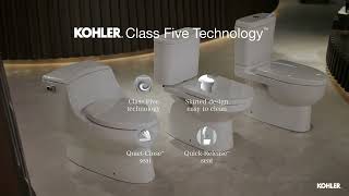 Kohler Class 5 Toilet Extraordinarily Powerful Flushing Performance [upl. by Arella]