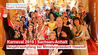 Karneval 2019 Empfang bei Ministerpräsident Haseloff [upl. by Rozelle]