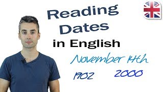 How To Read Dates In English  Spoken English Lesson [upl. by Chapman860]