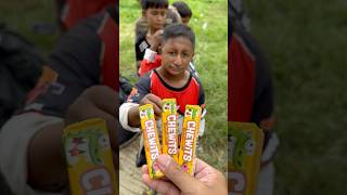 Yummy bites CHEWITS Fruits Salad Flavor eating by masterlin viralvideo satisfying fyp gummy [upl. by Iramat558]