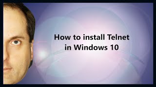 How to install Telnet in Windows 10 [upl. by Ailemaj]