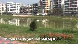 Real Estate Market In Bangladesh Condo Neighborhood Close To Dhaka Airport [upl. by Yelkrab]