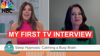 Uncovering My Hypnotherapy Journey First TV Interview Exclusive on NBC Bloom TV [upl. by Nythsa]