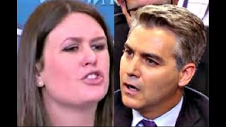 Sarah Furiously responds to CNN Jim Acosta [upl. by Eniamrahc]