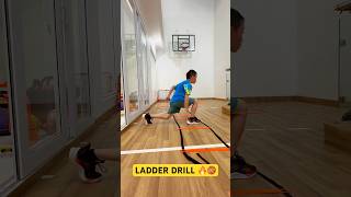 LADDER DRILL 🌟 AGILITY TRAINING 💫 EXPLOSIVE POWER speedandagility explosivetraining sports [upl. by Nyleahcim]