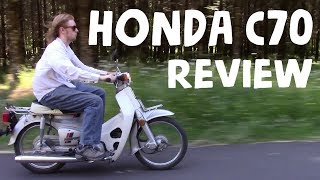 Honda C70 Super Cub Passport REVIEW [upl. by Aerol755]