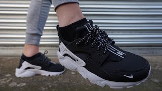 NEW NIKE AIR HUARACHE RUN  MICRO BRANDING Unboxing amp On Feet Nike [upl. by Bassett]