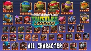 Teenage Mutant Ninja Turtles Legends All Character [upl. by Alyson]