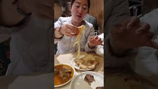 Korean Friend Trying Lucknows Famous Galawati Kebab [upl. by Golden166]