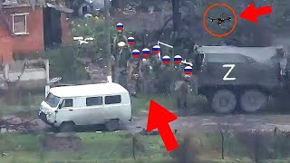 HIMARS destroys a huge Russian convoy with precise hits The Best Moments [upl. by Dinesh]